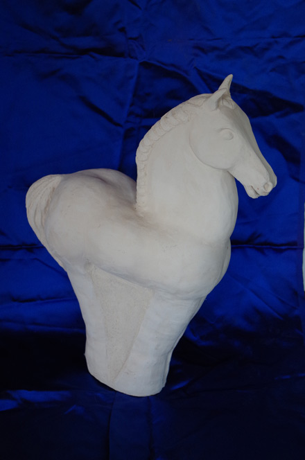 Pferd in Keramik 1  Ceramikus